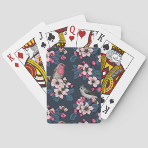 Jeu De Cartes Oiseaux et fleurs