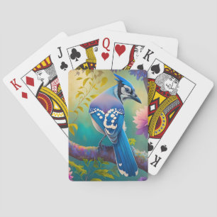 Jeu De Cartes Oiseaux Fantastiques Geai Bleu