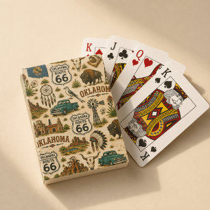 Jeu De Cartes Oklahoma Route 66 Prairie Chanceuse