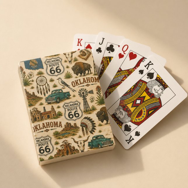 Jeu De Cartes Oklahoma Route 66 Prairie Chanceuse (Créateur téléchargé)