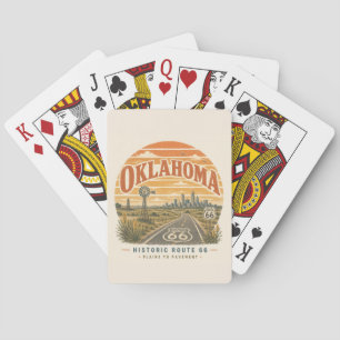 Jeu De Cartes Oklahoma Route 66 Prairie Highway Soirée de Jeux