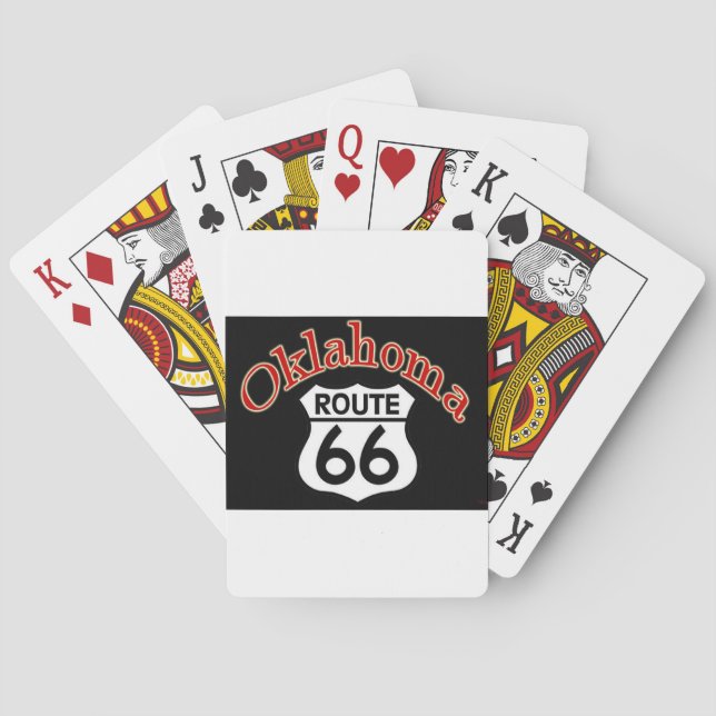 Jeu De Cartes Oklahoma Route 66 Shield (dos)