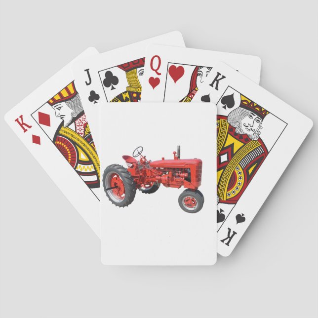 Jeu De Cartes Old Red Tractor (dos)