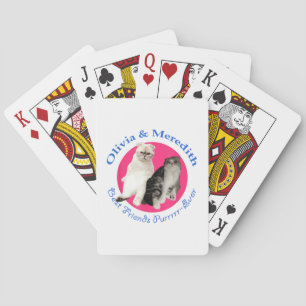 Jeu De Cartes Olivia & Meredith - Meilleurs Amis Purrrr Ever