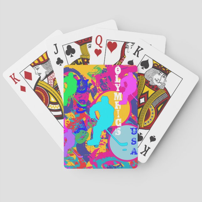 JEU DE CARTES OLYMPIC HOCKEY (dos)