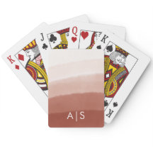 Ombre de rouille de cuivre monochrome chic