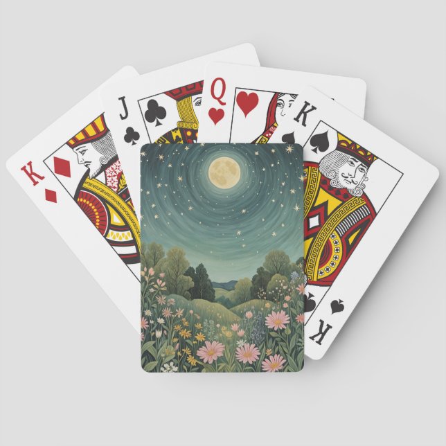 Jeu De Cartes Ombre Lune Magique (dos)