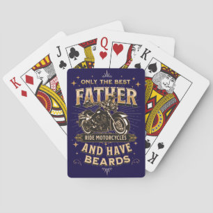 Jeu De Cartes Only The Best Father Ride Motorcycles, Have Beards