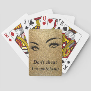Jeu De Cartes Or, Parties scintillant, yeux