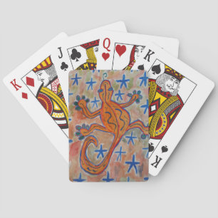 Jeu De Cartes Orange Gecko