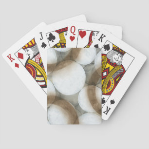 Jeu De Cartes Orbes blanches et cercles Brown