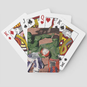 Jeu De Cartes Orc Gladiateurs Football Imaginaire Art Jouer Cart