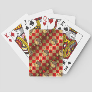 Jeu De Cartes Oreiller jeté Aries & Rat de terre