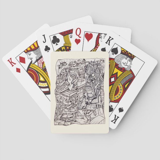 Jeu De Cartes Organe des inquiétudes (dos)