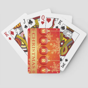 Jeu De Cartes Ornaments rouges