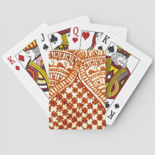 Jeu De Cartes ornement ancien