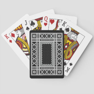 Jeu De Cartes Ornements norvégiens de Knit de style