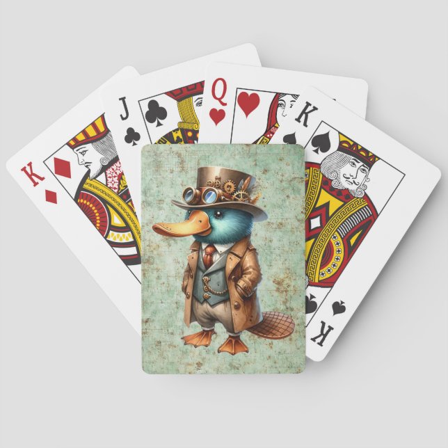 Jeu De Cartes Ornithorynque Steampunk (dos)