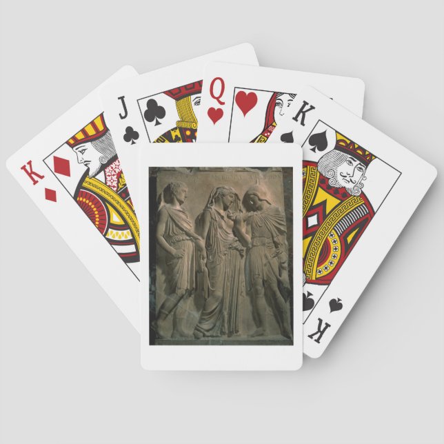 Jeu De Cartes Orphée, Eurydice et Hermes (marble) (dos)