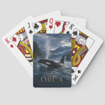 Orque Fjord du Pacifique Nord ANIMALS Poker