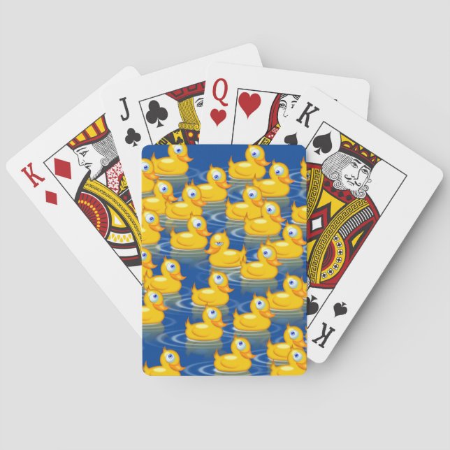 Jeu De Cartes Osez Être Différents Cutes Canards En Caoutchouc B (dos)