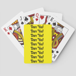 Jeu De Cartes Osez-Vous Jouer Jaune Playing Card Deck