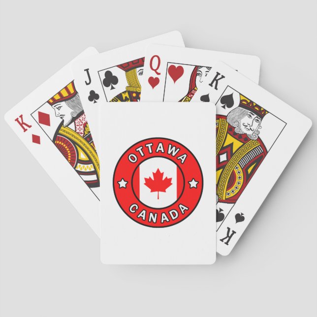 Jeu De Cartes Ottawa Canada (dos)