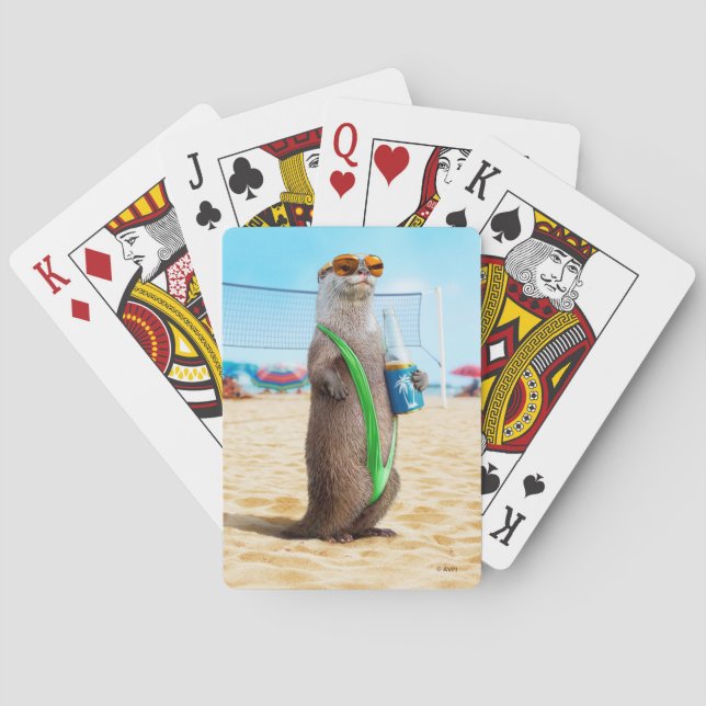 Jeu De Cartes Otter portant Mankini (dos)