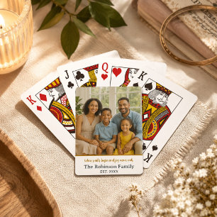 Jeu De Cartes Où les sourires commencent : Photo de famille