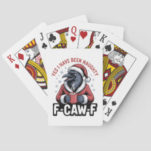 Jeu De Cartes Oui, j'ai été vilain F-Caw-F drôle de Noël 