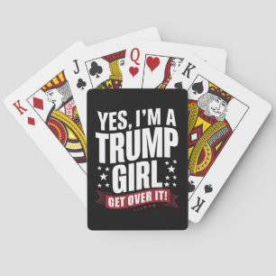 Jeu De Cartes Oui, je suis une fille de Trump qui s'en remet aux
