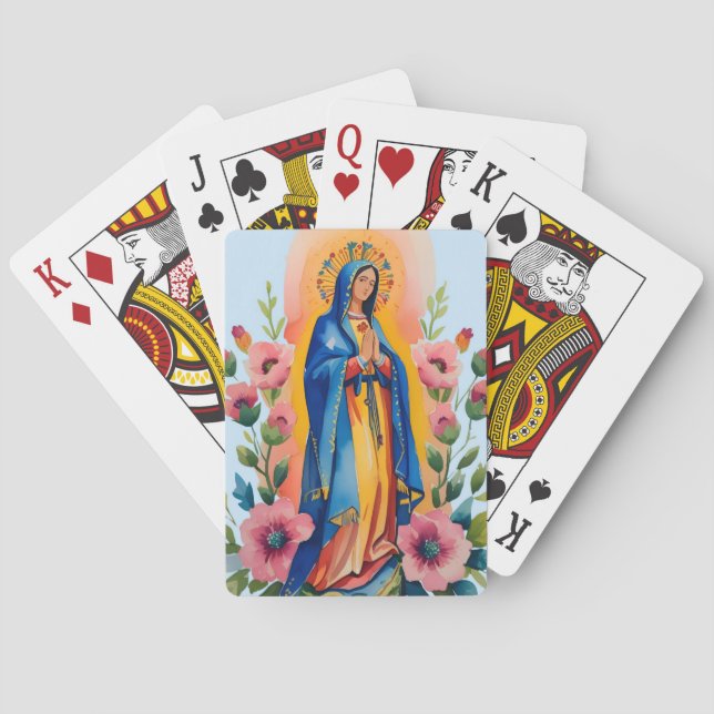 Jeu De Cartes Our Lady of Guadalupe  (dos)