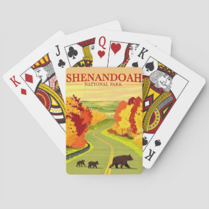 Jeu De Cartes Ours à Shenandoah NP Jouer des cartes