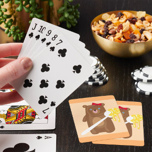 Jeu De Cartes Ours Avec Honey Jouer Des Cartes