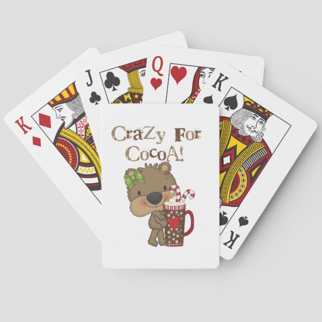 Jeu De Cartes Ours de fille fou pour le cacao (dos)