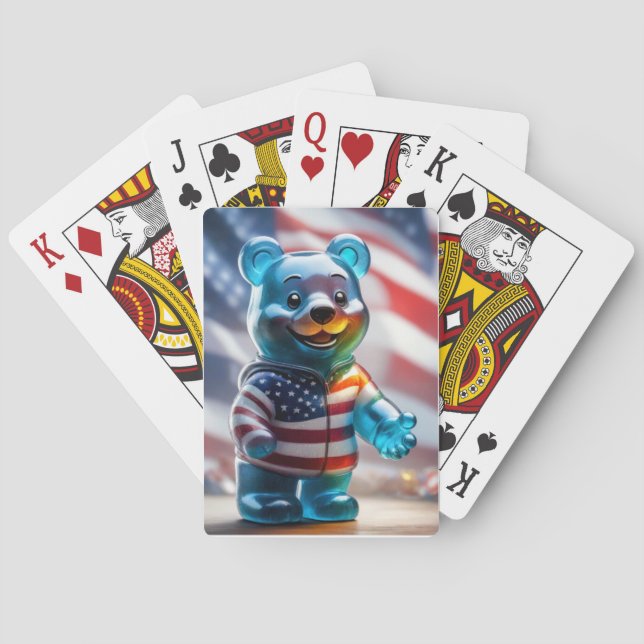Jeu De Cartes Ours de gomme USA (dos)