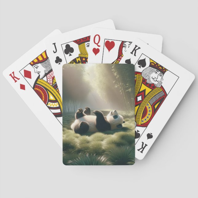 Jeu De Cartes Ours De Panda Sous Le Soleil (dos)