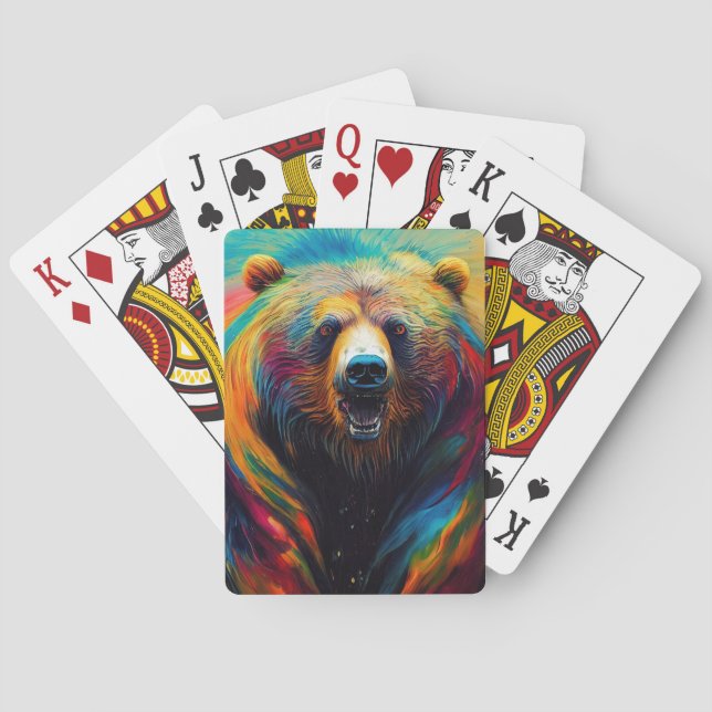Jeu De Cartes Ours Grizzly Animal Discovery Aventure Nature Pla (dos)