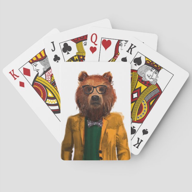 Jeu De Cartes Ours habillé par meilleur (dos)