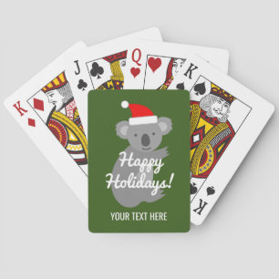 Jeu De Cartes Ours koala personnalisé Noël Noël Noël