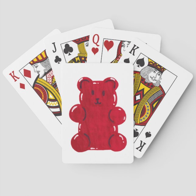 Jeu De Cartes Ours rouge (dos)