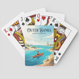 Jeu De Cartes Outer Banks Caroline du Nord États-Unis