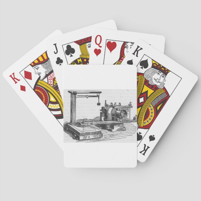 Jeu De Cartes Outil d'ingénierie antique Ephémère Vintage (dos)