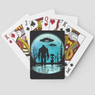 Jeu De Cartes OVNI Alien Bigrfoot