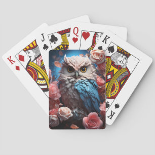 Jeu De Cartes Owl and Roses
