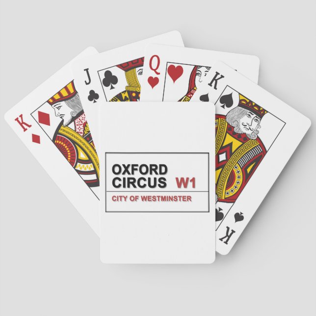 Jeu De Cartes Oxford Circus (dos)