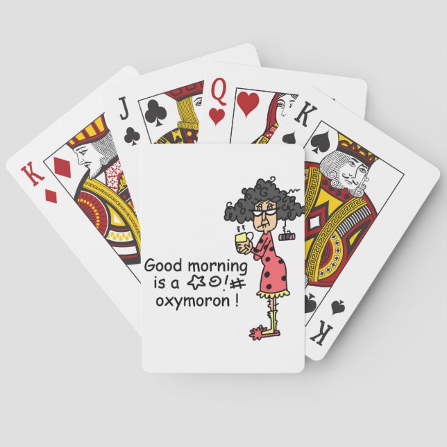 Jeu De Cartes Oxymoron bonjour (dos)