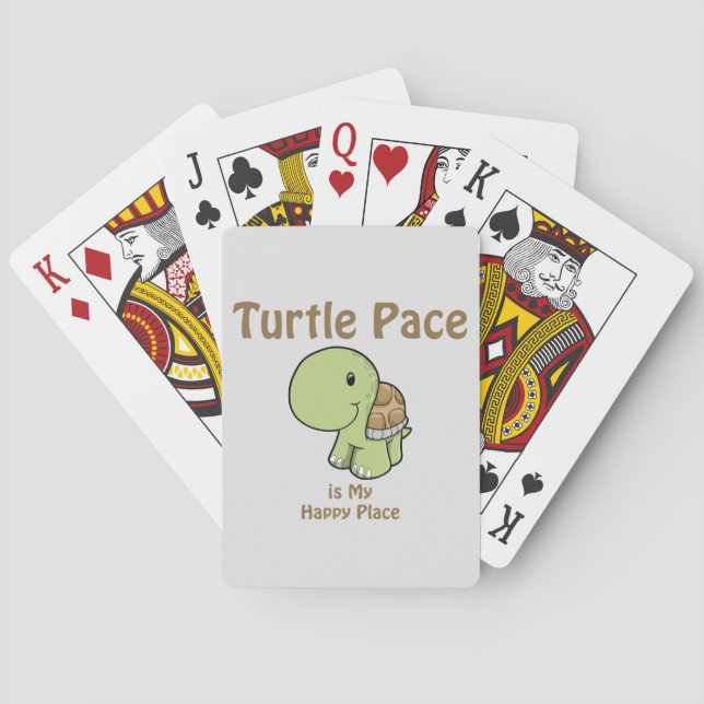 Jeu De Cartes Pace de tortue - Happy Place (dos)