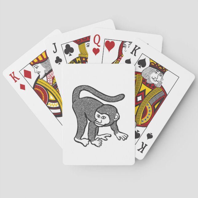 Jeu De Cartes Paie de singe (dos)