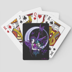Jeu De Cartes Paige Crescent Moon Butterfly Fairy Playing Cards